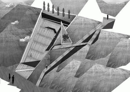 holocaust memorial design competition - aerial view
